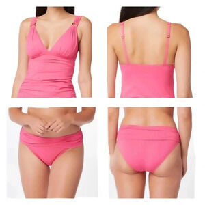 Bleu Rod Beattie Ring Me Up Molded Tankini and Sarong Hipster Bikini Bottom